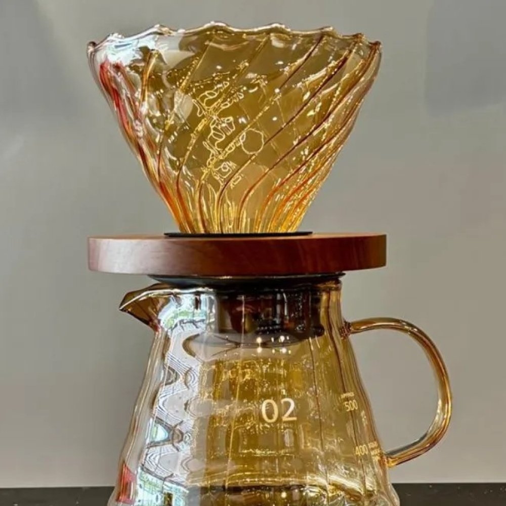 Kit V60 BoroSilicato Ámbar